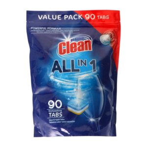 Nõudepesumasina tabletid All in 1, At Home Clean, 90 tk
