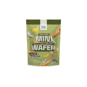 Kokosriekstu ruļļi THAI COCO ar banānu, 140 g