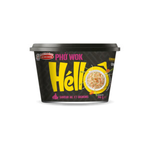 Rīsu nūdeles Hello ar ķiploku un sīpolu garšu, 76 g